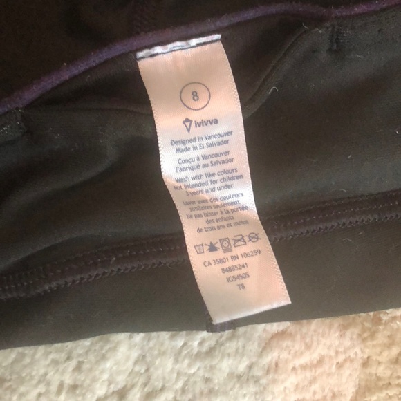 Ivivva leggings size 8. Galaxy paternity - Picture 3 of 3